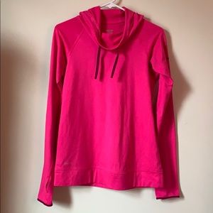 Nike dri-fit hoodie hot pink